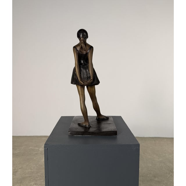 Bronze Ballerina Sculpture After Degas - 17” Tall For Sale - Image 12 of 12
