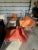 Outdoor patio set, including sofa, chair, ottoman and coffee table. Weathered grey. Sofa: 67.25"w x 32"d x 32"h. Seat...
