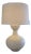 Hwang Bishop "Han" White Table Lamps. Stately and Classic, These Table Lamps Are Perfect for Any Oversize Application. For Sale