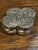 Antique Sterling Silver Floral Repousse Box For Sale - Image 4 of 10