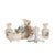 Porcelain Vases and Three Flowerpots, 19th Century, Set of 4 For Sale - Image 6 of 6