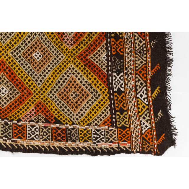Oushak Antique Kilim Rug For Sale - Image 9 of 10