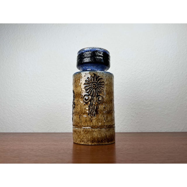 1960s Mid-Century Modern Danish Studio Pottery Vase, 1960s For Sale - Image 5 of 14