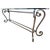 Late 20th Century French-Inspired Wrought Iron & Beveled Glass Console Table For Sale - Image 5 of 12