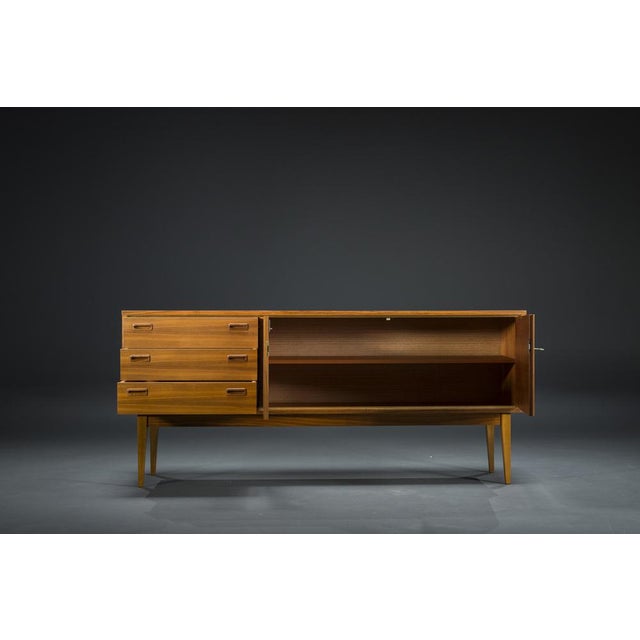 Vintage Walnut Sideboard, 1960s For Sale - Image 11 of 15