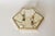 Hexagonal Gold-Plated Flush Mount or Wall Lamp with Faceted Glass, Italy, 1980s For Sale - Image 12 of 18