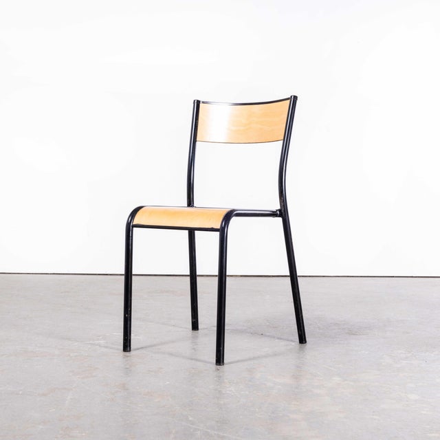 1950’s French Mullca Stacking School – Dining Chairs – Black Model 510. One of our most favourite chairs, in 1947 Robert...