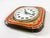 German Ceramic Kitchen Wall Clock, 1960s, in Flawless conditions. Designed 1960 to 1969