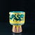 This vibrant vintage porcelain vessel is crafted in the classic "stem cup" (gaozubei) form, historically used for wine or...