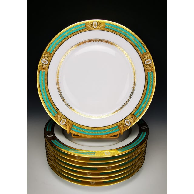 Blue The Bees Dessert Plates from Haviland & Parlon, 2010s, Set of 8 For Sale - Image 8 of 8
