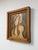 Postmodern Brutalist Figurative Oil Painting Signed Simon 1970 Postmodern Figures Art For Sale - Image 3 of 9