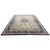 Vintage Hereke Rug 10x14 | Ivory, Blue & Dusty Pink Floral Medallion For Sale - Image 4 of 5
