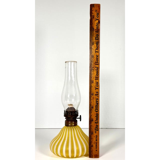 1930s Murano DeVilbiss Perfume Bottle Miniature Oil Lamp Marriage For Sale - Image 15 of 17