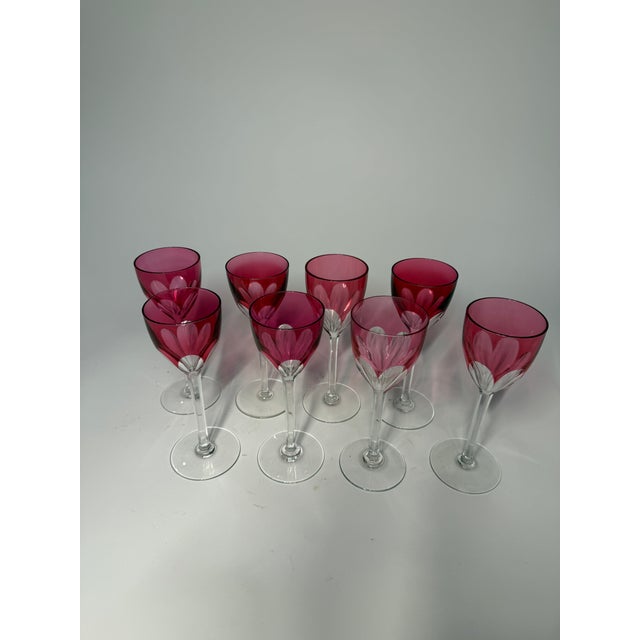 Perfect condition! Some variation from glass to glass due to nature of Baccarat crystal glasses.
