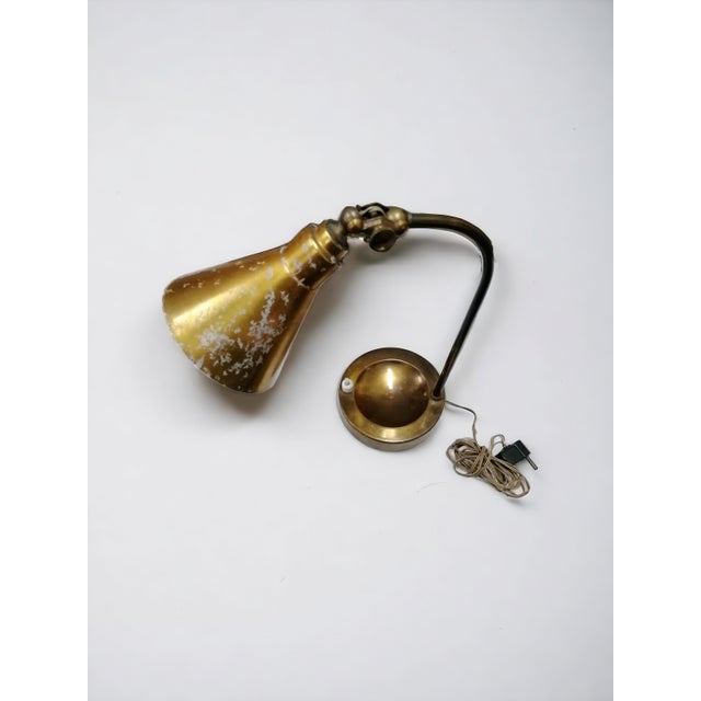 1940s Brass Table Lamp, 1940s For Sale - Image 5 of 7