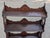 Brown Victorian Mahogany Fretwork Three-Tier Wall Hanging Display Shelves, Circa 1880 For Sale - Image 8 of 10