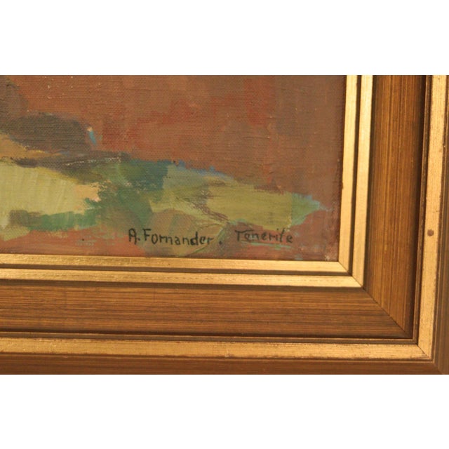 A. Formander, Tenerife, 1960s, Oil on Canvas, Framed For Sale - Image 18 of 18