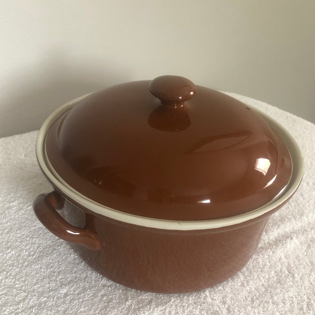 Mid 20th Century Hall Dutch Oven Casserole Dish With Lid 77 Chairish