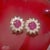Natural Ruby Diamond Earrings 14k Yellow Gold 2.20 TCW Certified For Sale - Image 4 of 16