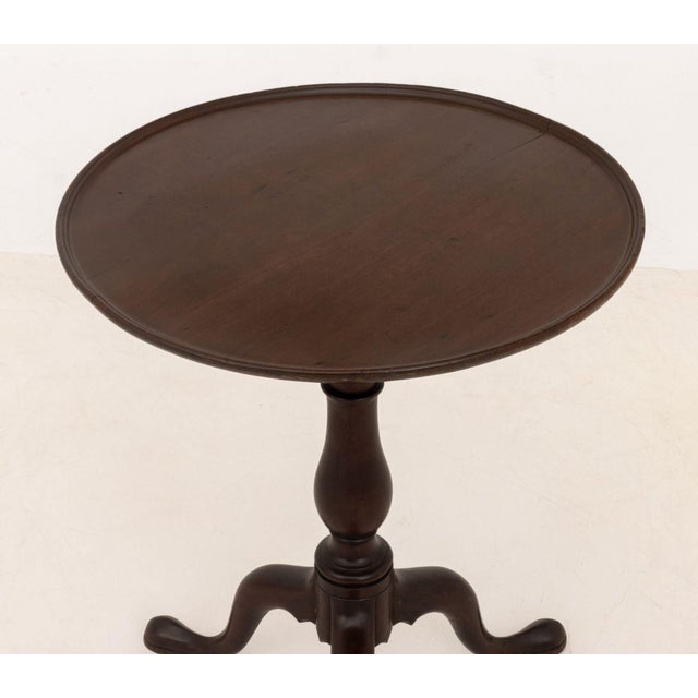 George III Style Mahogany Tripod Table For Sale - Image 4 of 8