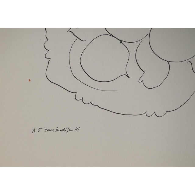 Henri Matisse, La carafe fleurie, Lithograph For Sale - Image 5 of 6