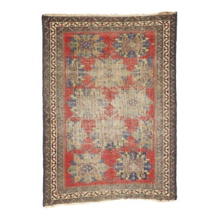 Antique Persian Karabakh Rug - 03'08 X 05'01 For Sale
