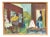 Hendrik De Jong, Familjen (The Family), 1980, Oil on Canvas, Framed For Sale