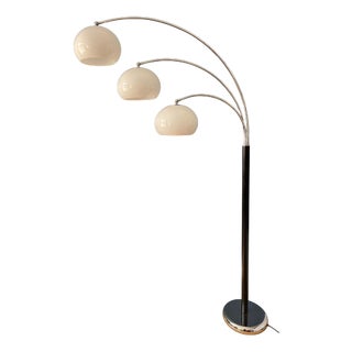 Vintage Space Age Mushroom Triple Arc Floor Lamp from Dijkstra For Sale