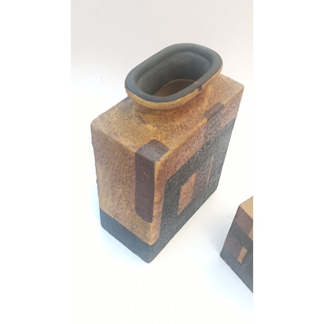 Ceramic Vase and Catchall from Bitossi, Italy, 1970s, Set of 2 For Sale - Image 4 of 7