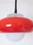 Mid-Century Modern Red Jadran Pendant by Harvey Guzzini For Sale - Image 3 of 7