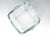 Transparent Vintage Strombergshyttan Thick Clear Glass Cube Ice Bucket With Metal Handle For Sale - Image 8 of 14