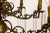 Antique Victorian Brass C-Curve Chandelier With Crystal Rods For Sale - Image 10 of 12