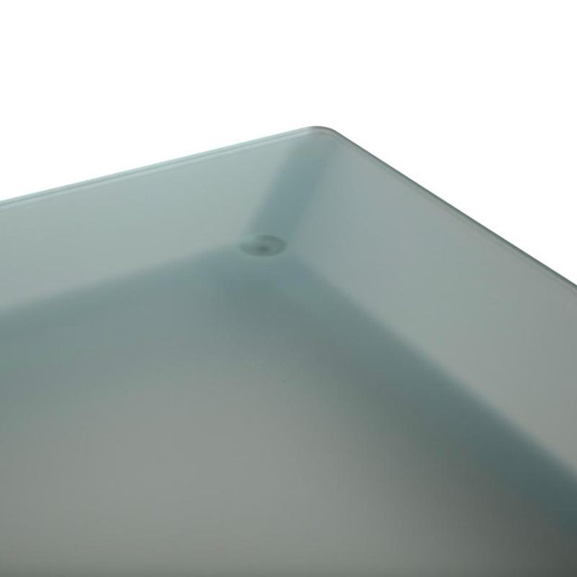 Glass and Metal Powder-Coated Desk from Interlübke For Sale - Image 4 of 11