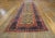 Antique Persian Bijar rug, size: 3'8" x 16'0".