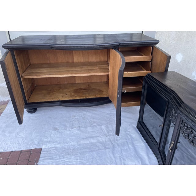 Neo-Renaissance European Buffet, 1900s, Set of 2 For Sale - Image 3 of 18