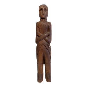 General William Henry Harrison Folk Art Carving