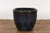 Mid-Century Modern Thai Vintage Oversized Shigaraki Style Namako Glazed Planter with Wave Effects For Sale - Image 3 of 13