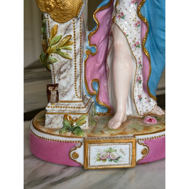 Late 19th Century French Rococo Revival Vion & Baury Porcelain Figure For Sale - Image 14 of 18