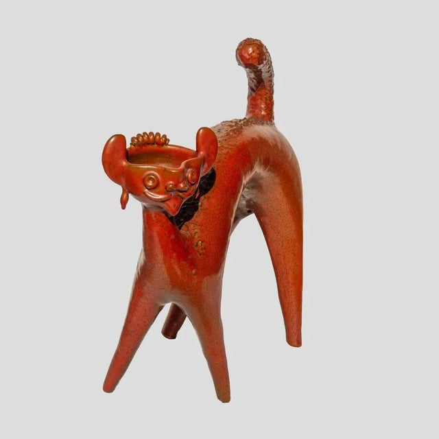 1960s Italian Gatto Ceramic sculpture