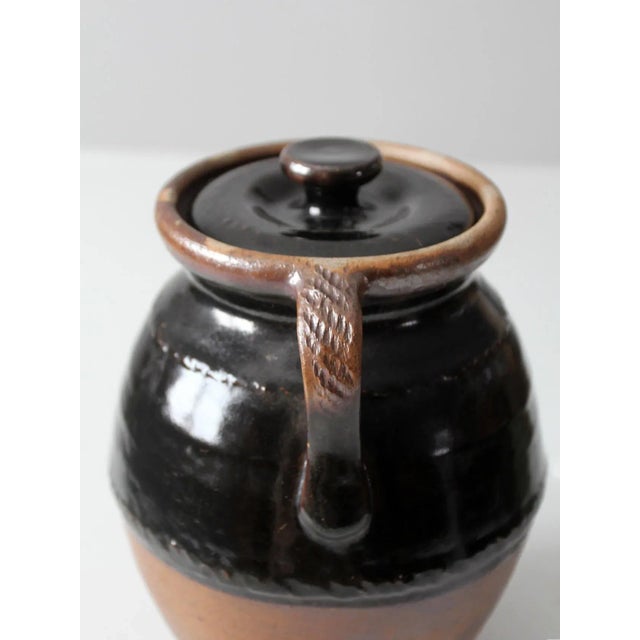 Vintage Studio Pottery Jar For Sale - Image 11 of 13