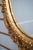 1940s Italian Vintage Ornate Gold Frame Oval Wall Mirror For Sale - Image 5 of 9