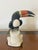 1960s Large Toucan Bird Semiprecious Stone Carved Bird Figurine For Sale - Image 4 of 8
