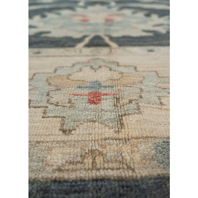 Turkish Oushak Rug 10' x 13'7" #21383 For Sale - Image 3 of 8
