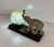 Black French Art Deco Table Lamp with Elephant Sculpture, 1930s For Sale - Image 8 of 9