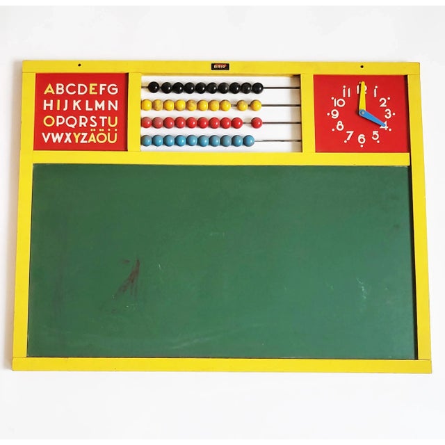 Mid-Century Swedish School Board from Brio, 1960s For Sale - Image 6 of 7