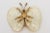 Gold Shell and Gold Plated Butterfly Bowl or Ring Dish 90's For Sale - Image 8 of 10