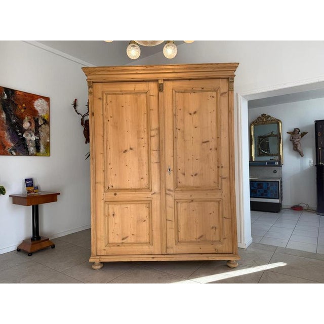 Gründerzeit Farmhouse Cupboard in Softwood For Sale - Image 13 of 13