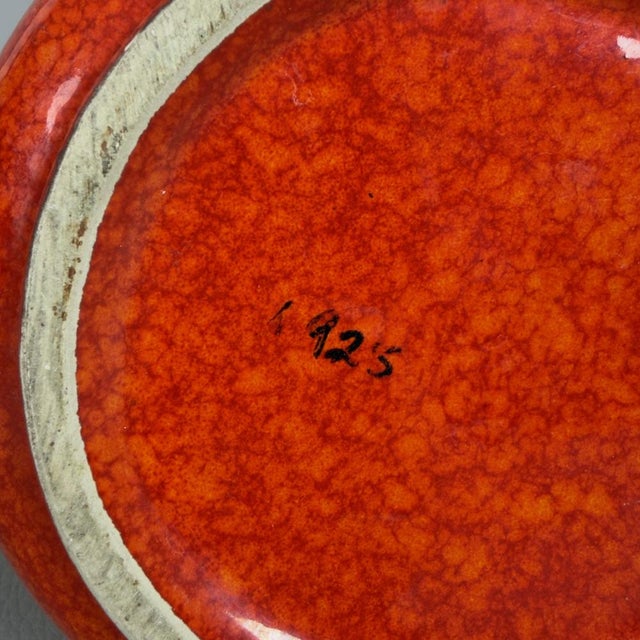 Modernist Majolica Jug Vase by Roberto Rigon for Bertoncello, 1970s For Sale - Image 10 of 13
