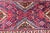 Red Antique Persian Joshaghan Runner With Diamond Medallions in Deep Red 3'5 X 10'6 For Sale - Image 8 of 12