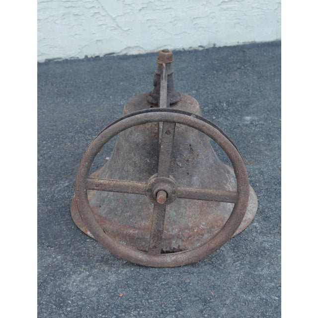 Antique 19th C. American Cast Iron Bell Chairish